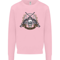 Sniper Ace One Shot Kill Para Marine Army Mens Sweatshirt Jumper Light Pink