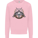 Sniper Ace One Shot Kill Para Marine Army Mens Sweatshirt Jumper Light Pink