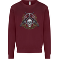 Sniper Ace One Shot Kill Para Marine Army Mens Sweatshirt Jumper Maroon