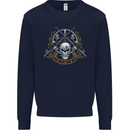 Sniper Ace One Shot Kill Para Marine Army Mens Sweatshirt Jumper Navy Blue