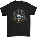 Sniper Ace One Shot Kill Para Marine Army Mens T-Shirt Cotton Gildan Black