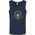 Sniper Ace One Shot Kill Para Marine Army Mens Vest Tank Top Navy Blue