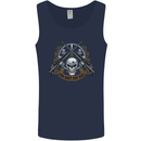 Sniper Ace One Shot Kill Para Marine Army Mens Vest Tank Top Navy Blue