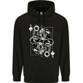 Sniper Playing Card Military Army Elite Childrens Kids Hoodie Black