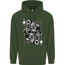 Sniper Playing Card Military Army Elite Childrens Kids Hoodie Forest Green