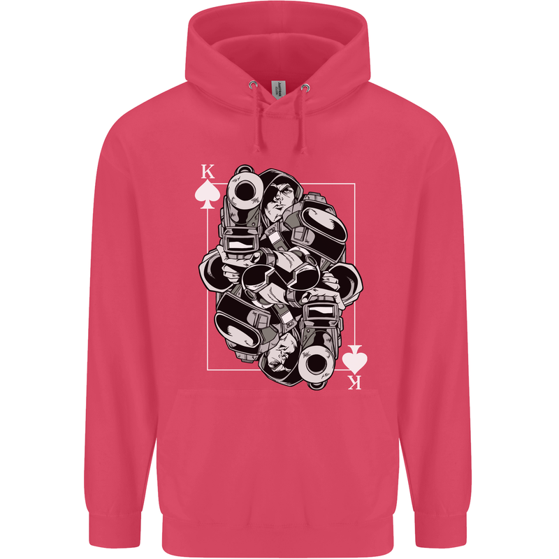 Sniper Playing Card Military Army Elite Childrens Kids Hoodie Heliconia