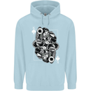 Sniper Playing Card Military Army Elite Childrens Kids Hoodie Light Blue