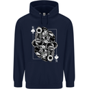 Sniper Playing Card Military Army Elite Childrens Kids Hoodie Navy Blue