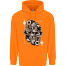 Sniper Playing Card Military Army Elite Childrens Kids Hoodie Orange