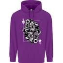 Sniper Playing Card Military Army Elite Childrens Kids Hoodie Purple