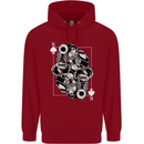 Sniper Playing Card Military Army Elite Childrens Kids Hoodie Red