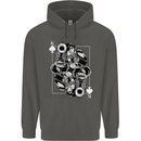 Sniper Playing Card Military Army Elite Childrens Kids Hoodie Storm Grey