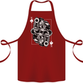 Sniper Playing Card Military Army Elite Cotton Apron 100% Organic Maroon