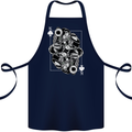 Sniper Playing Card Military Army Elite Cotton Apron 100% Organic Navy Blue