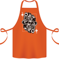 Sniper Playing Card Military Army Elite Cotton Apron 100% Organic Orange