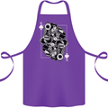 Sniper Playing Card Military Army Elite Cotton Apron 100% Organic Purple
