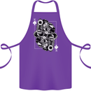 Sniper Playing Card Military Army Elite Cotton Apron 100% Organic Purple