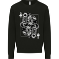 Sniper Playing Card Military Army Elite Kids Sweatshirt Jumper Black