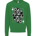Sniper Playing Card Military Army Elite Kids Sweatshirt Jumper Irish Green