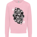 Sniper Playing Card Military Army Elite Kids Sweatshirt Jumper Light Pink