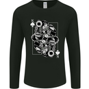 Sniper Playing Card Military Army Elite Mens Long Sleeve T-Shirt Black