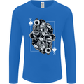 Sniper Playing Card Military Army Elite Mens Long Sleeve T-Shirt Royal Blue
