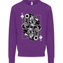 Sniper Playing Card Military Army Elite Mens Sweatshirt Jumper Purple