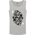 Sniper Playing Card Military Army Elite Mens Vest Tank Top Sports Grey