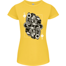 Sniper Playing Card Military Army Elite Womens Petite Cut T-Shirt Yellow