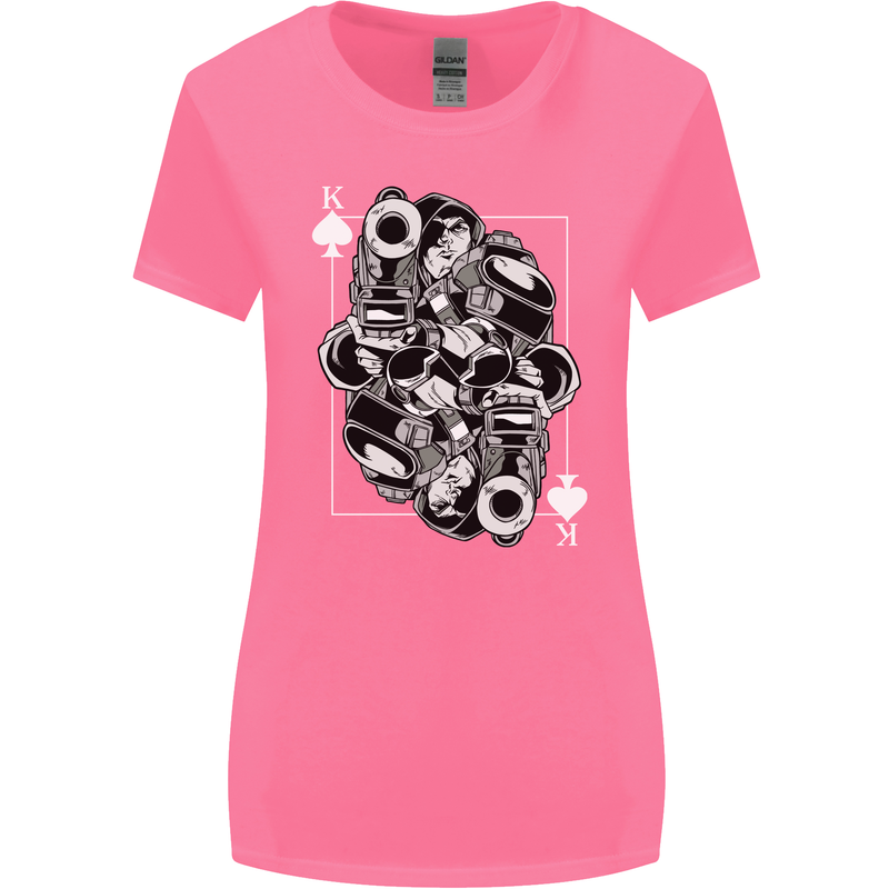 Sniper Playing Card Military Army Elite Womens Wider Cut T-Shirt Azalea
