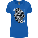 Sniper Playing Card Military Army Elite Womens Wider Cut T-Shirt Royal Blue