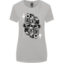 Sniper Playing Card Military Army Elite Womens Wider Cut T-Shirt Sports Grey