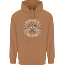 Sniper Squad Worldwide Army Para Marines Mens 80% Cotton Hoodie Caramel Latte