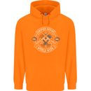 Sniper Squad Worldwide Army Para Marines Mens 80% Cotton Hoodie Orange
