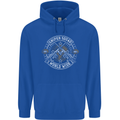 Sniper Squad Worldwide Army Para Marines Mens 80% Cotton Hoodie Royal Blue