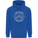 Sniper Squad Worldwide Army Para Marines Mens 80% Cotton Hoodie Royal Blue