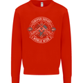 Sniper Squad Worldwide Army Para Marines Mens Sweatshirt Jumper Bright Red