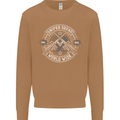 Sniper Squad Worldwide Army Para Marines Mens Sweatshirt Jumper Caramel Latte