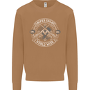 Sniper Squad Worldwide Army Para Marines Mens Sweatshirt Jumper Caramel Latte