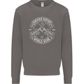 Sniper Squad Worldwide Army Para Marines Mens Sweatshirt Jumper Charcoal