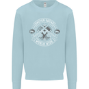 Sniper Squad Worldwide Army Para Marines Mens Sweatshirt Jumper Light Blue