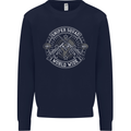 Sniper Squad Worldwide Army Para Marines Mens Sweatshirt Jumper Navy Blue
