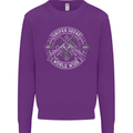 Sniper Squad Worldwide Army Para Marines Mens Sweatshirt Jumper Purple