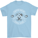 Sniper Squad Worldwide Army Para Marines Mens T-Shirt Cotton Gildan Light Blue