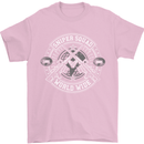 Sniper Squad Worldwide Army Para Marines Mens T-Shirt Cotton Gildan Light Pink