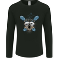 Snowboard Skull Snowboarding Snowboarder Mens Long Sleeve T-Shirt Black