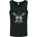 Snowboard Skull Snowboarding Snowboarder Mens Vest Tank Top Black