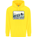 Snowboarding Evolution Funny Snowboarder Childrens Kids Hoodie Yellow