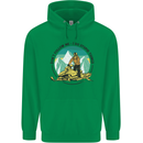 Snowmobile Dont Follow Me Funny Childrens Kids Hoodie Irish Green