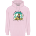 Snowmobile Dont Follow Me Funny Childrens Kids Hoodie Light Pink